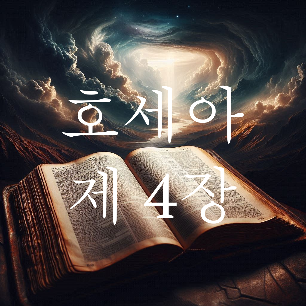 호세아 4장 여호와께서 백성과 제사장을 심판하시다