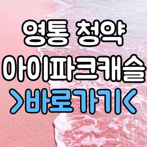  ‘영통 아이파크 캐슬 3단지’ 30일 1순위 청약 방법