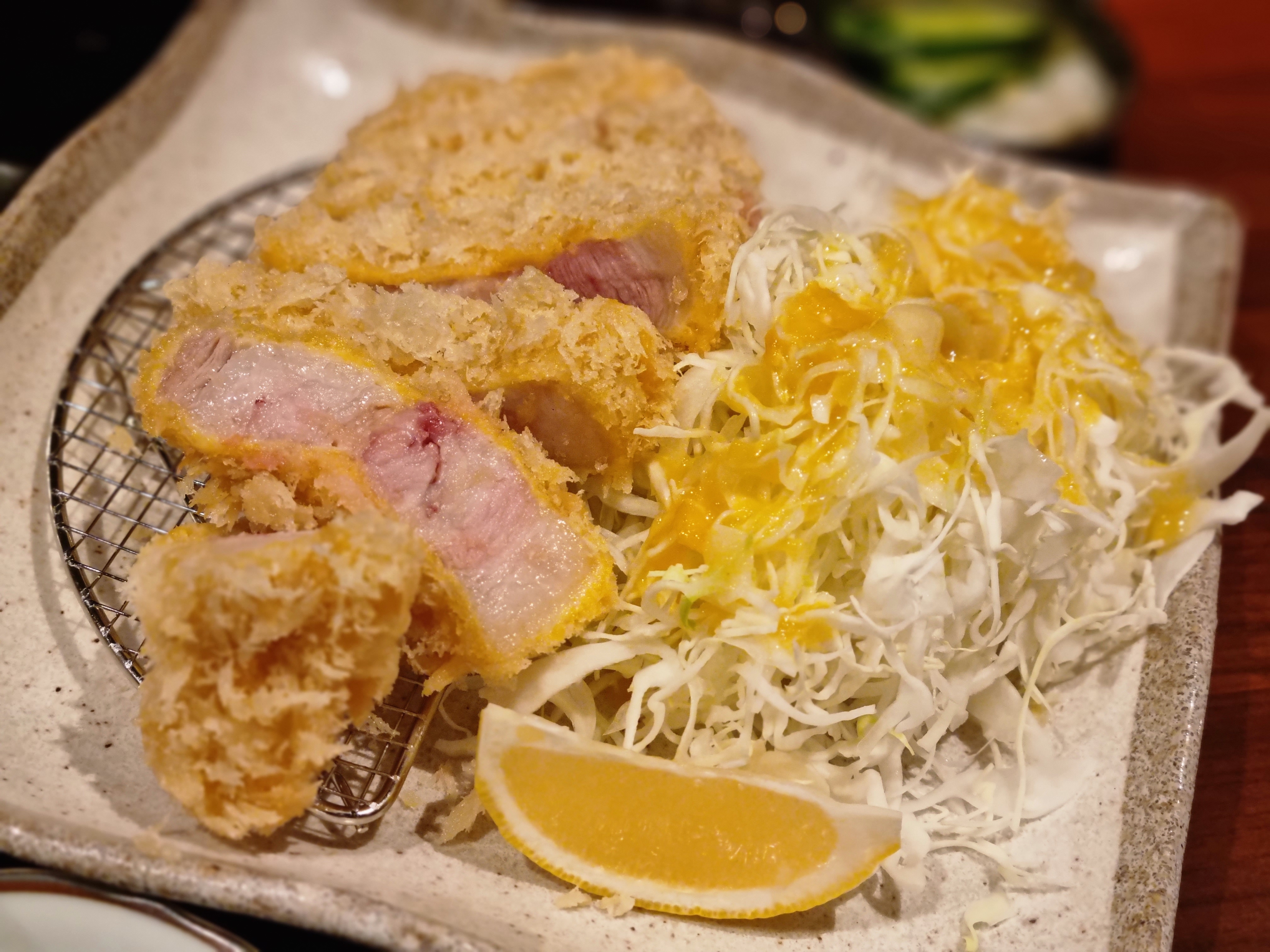  후쿠오카 돈카츠 맛집 저온튀김 돈카츠와카바