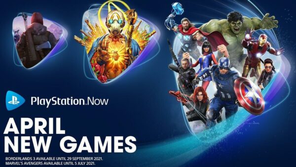  PlayStation Now, 4 월에 Marvel 's Avengers, Borderlands 3, The Long Dark 추가
