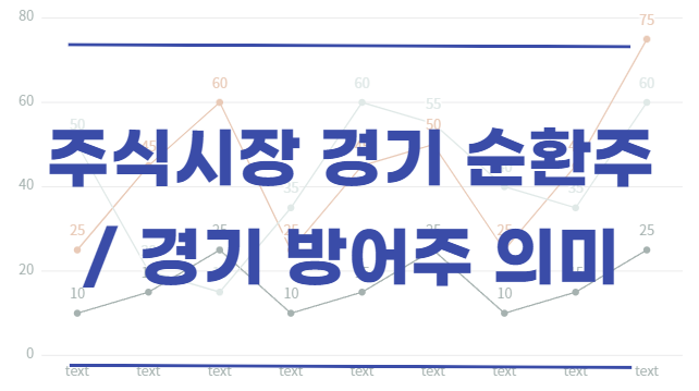  주식 경기 순환주와 경기 방어주 의미와 뜻 알아보기