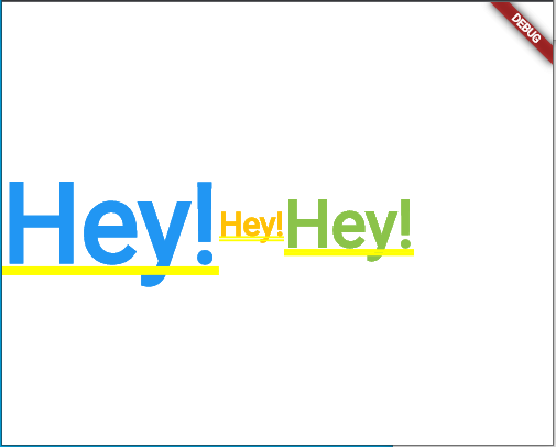  [Flutter] Text, Icon, Image