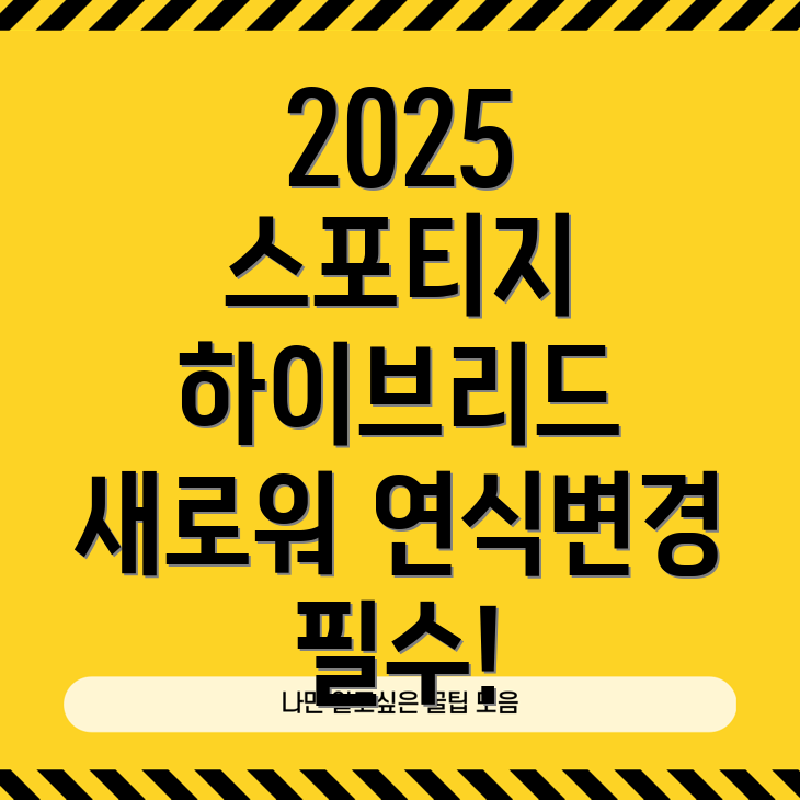 2025 스포티지 하이브리드