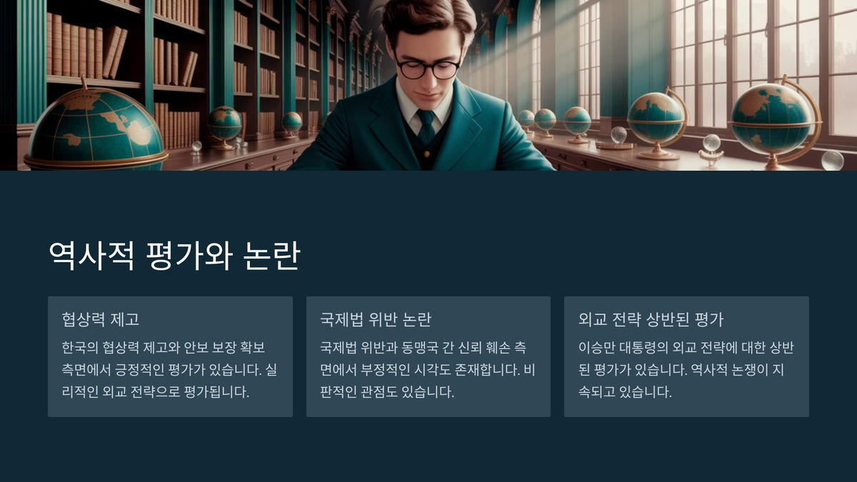 역사적 평가와 논란