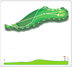 유성CC 골프 코스 3번 홀