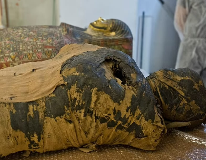 세계 최초 임신한 고대 이집트 미이라는 희귀 암으로 사망 VIDEO: Scans show an ancient mummy in Egypt was pregnant
