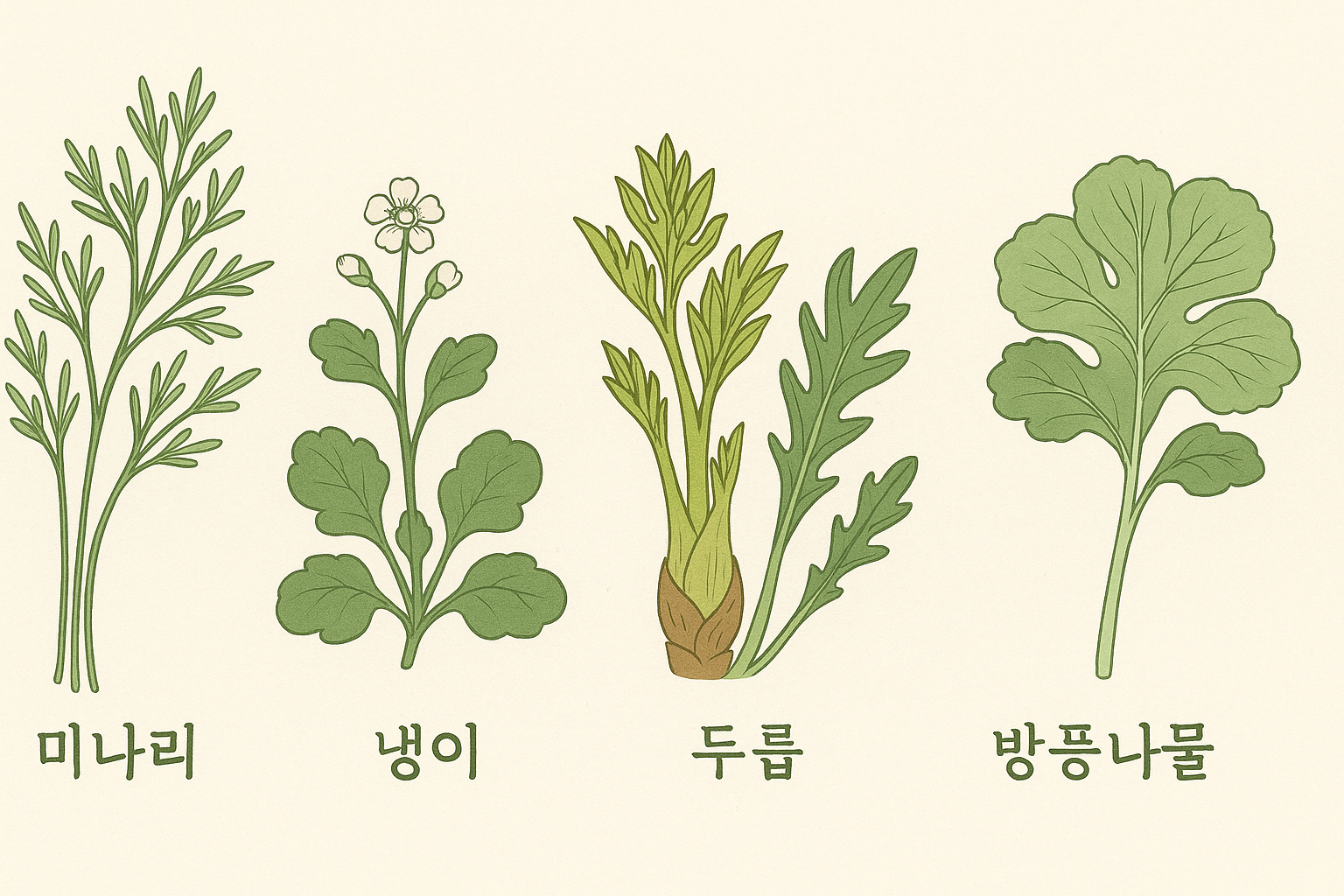 봄 해독나물 BEST 5, 지금 꼭 챙기세요!