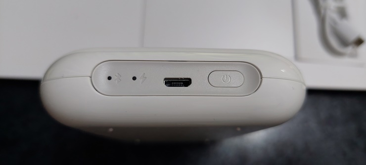 미지아 포켓 포토 프린터기 측면 전원부