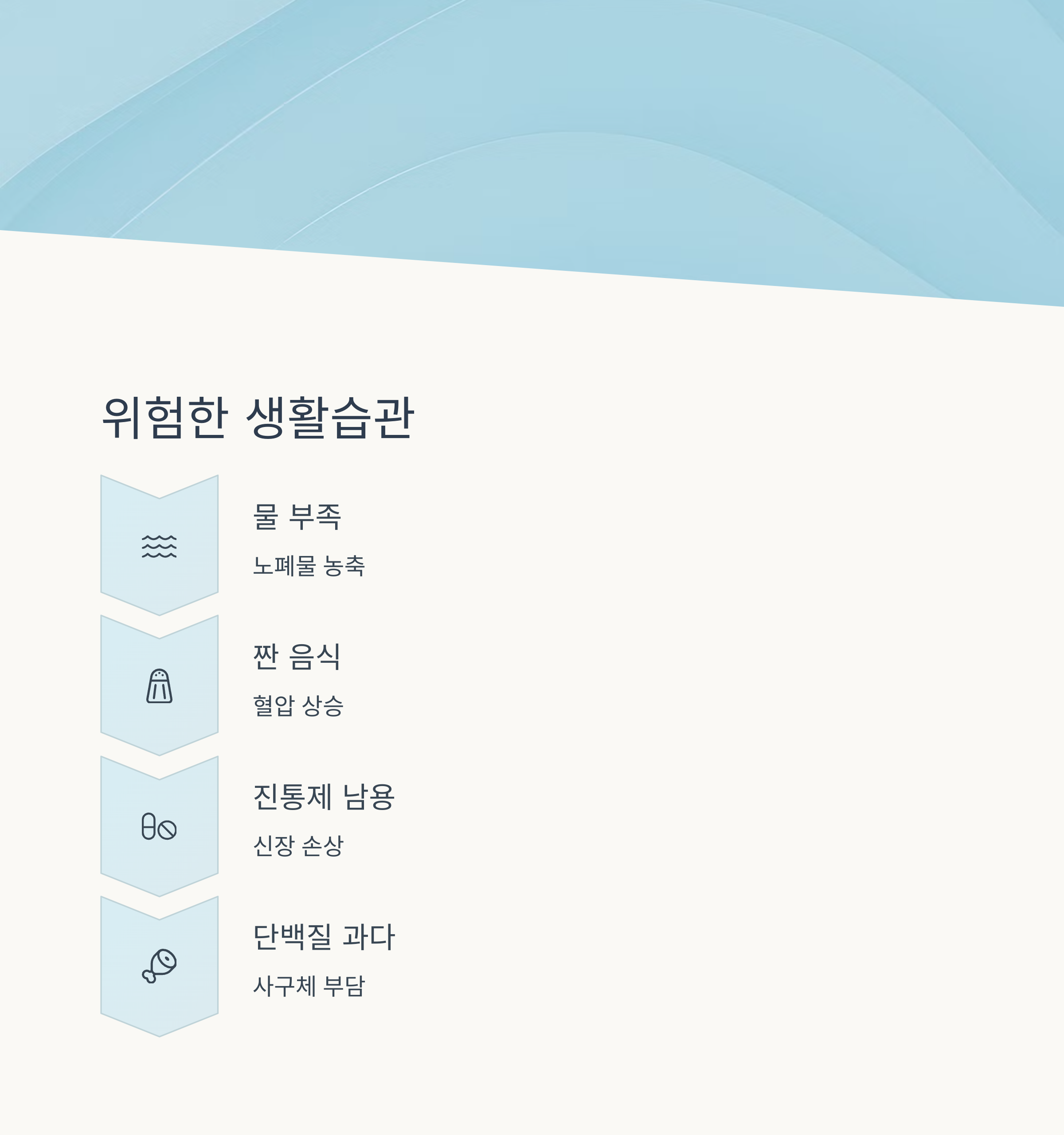 신장 기능 저하 자가진단 가이드