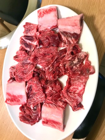 한우 생갈비 안창살 한우구이