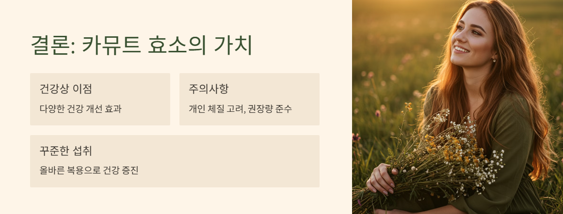카뮤트 효소의 가치