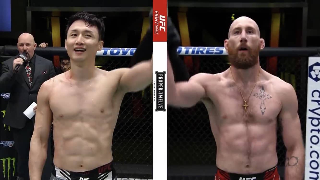  최두호 무승부...UFC 복귀전에서 감점으로 비겨