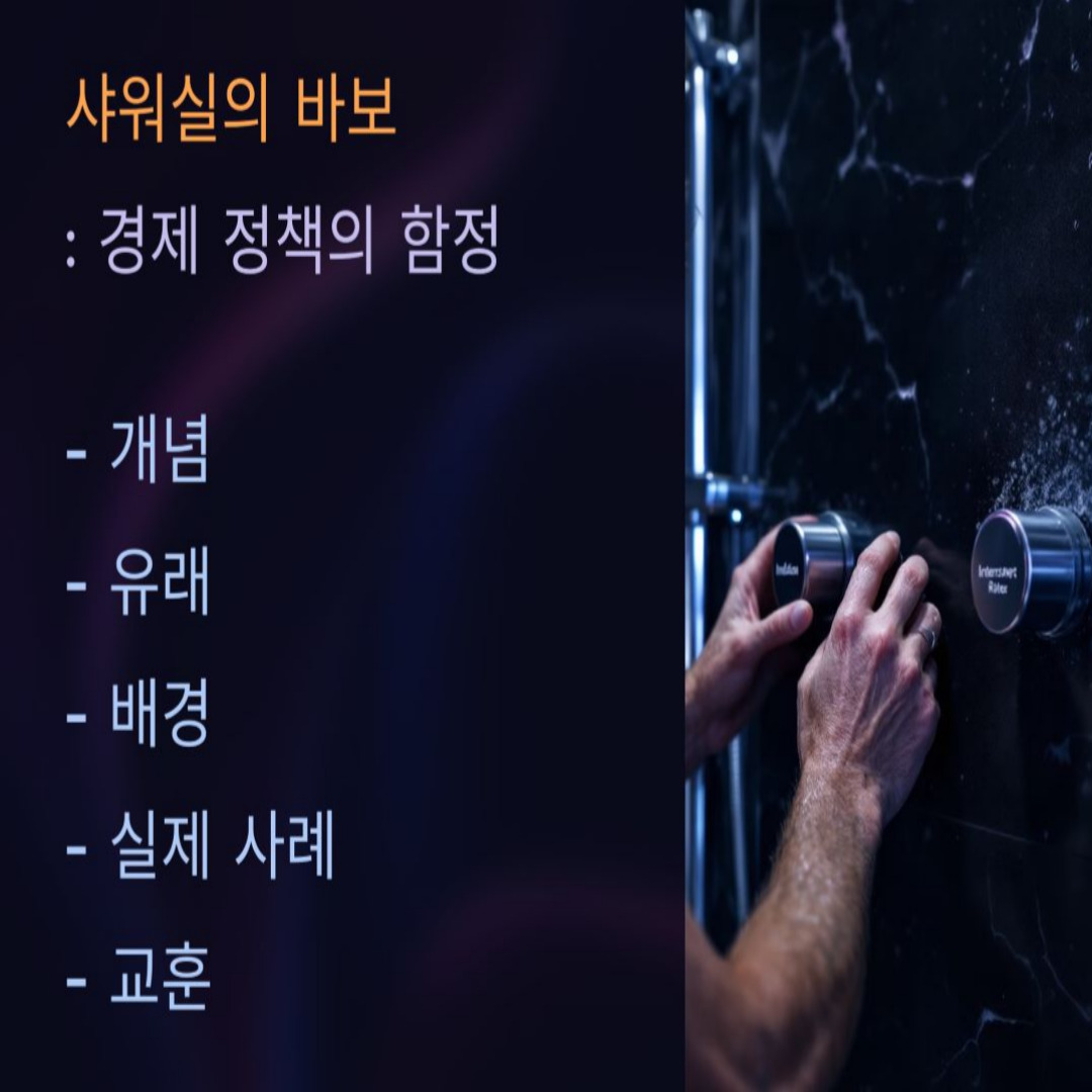 샤워실의 바보 개념, 유래와 배경, 실제 사례, 교훈