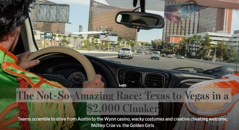 미국에선 트럭운전기사 연봉이 1억 3000만원? The Not-So-Amazing Race: Texas to Vegas in a $2&#44;000 Clunker