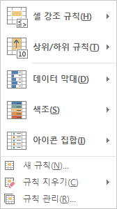 엑셀 조건부서식 함수