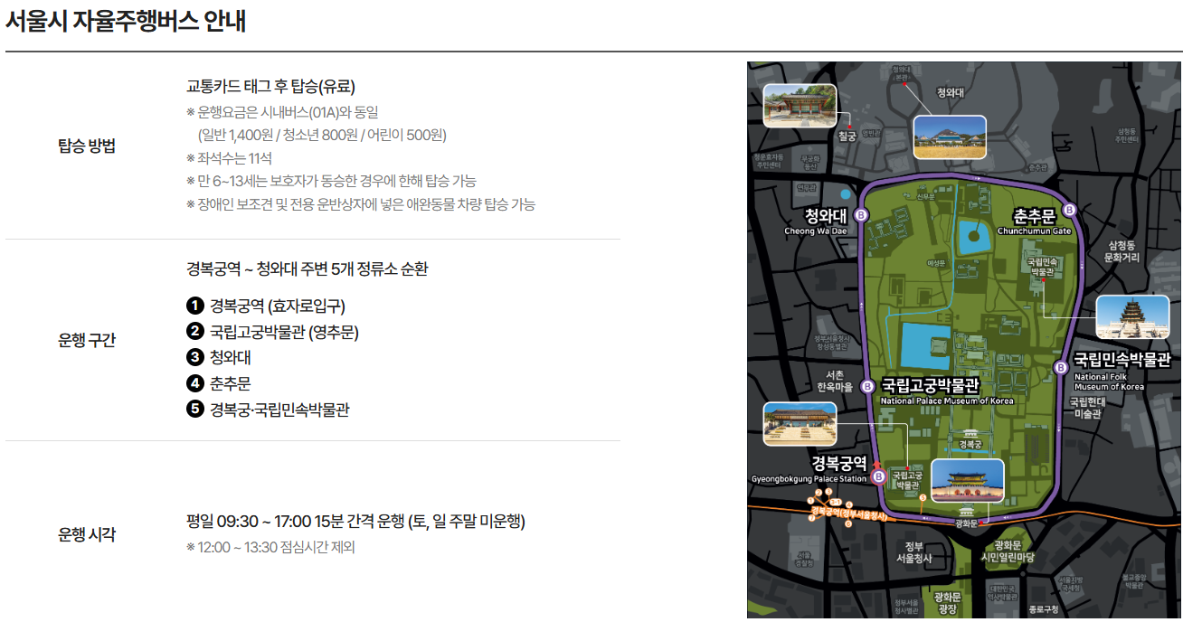 대중교통 안내