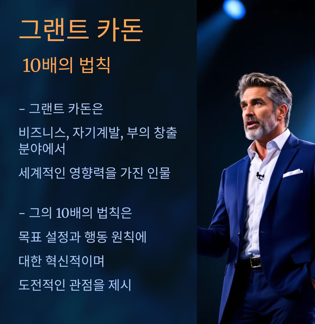 그랜트 카돈의 10배의 법칙으로 목표를 재정의하라