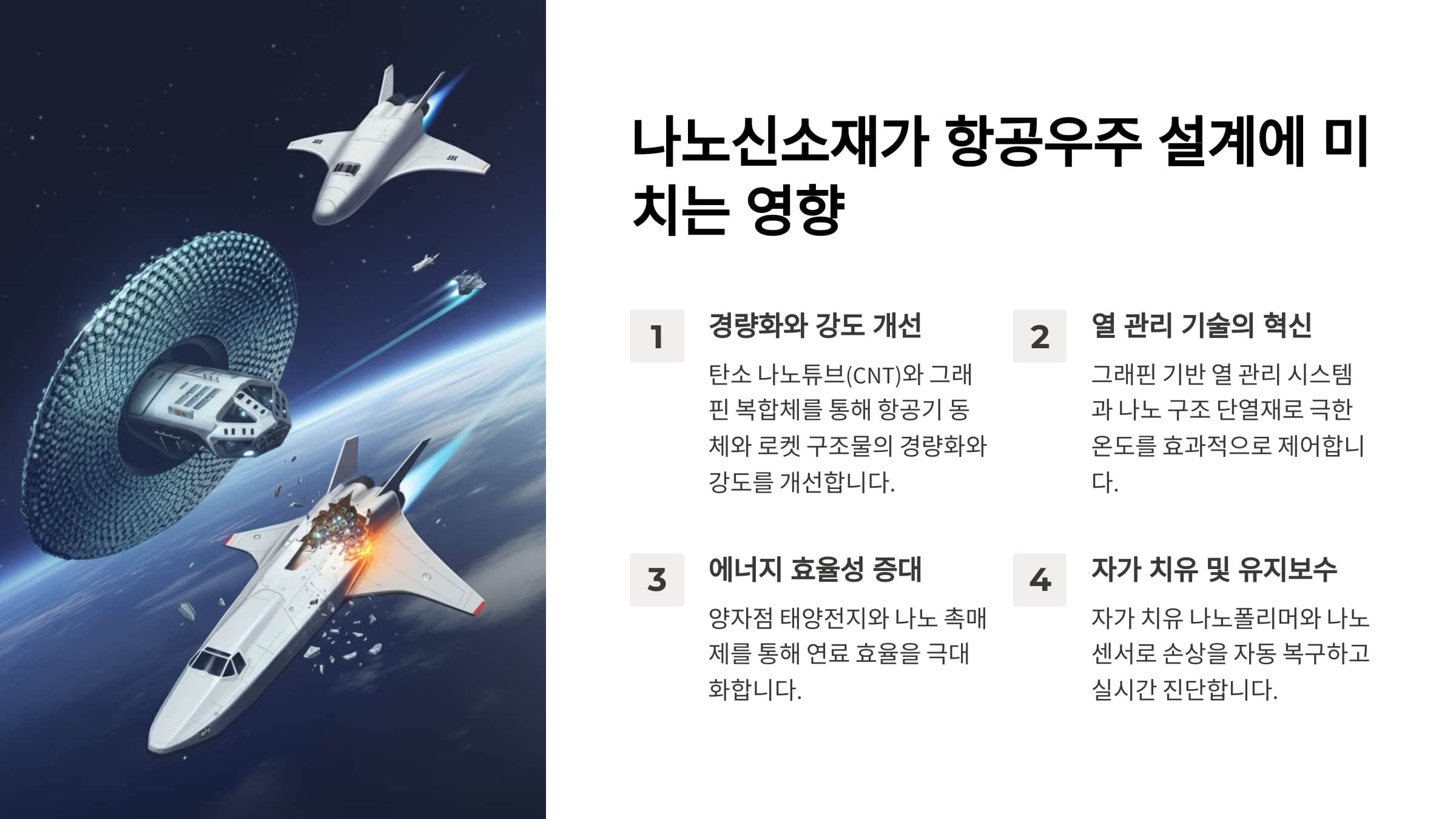 나노소재가 항공우주 설계에 미치는 영향