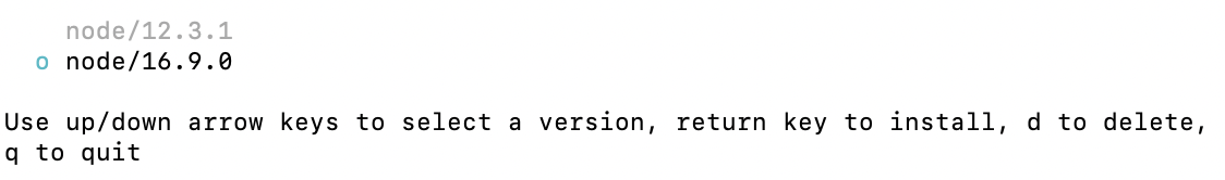  nodejs 버전관리 (feat.macos)