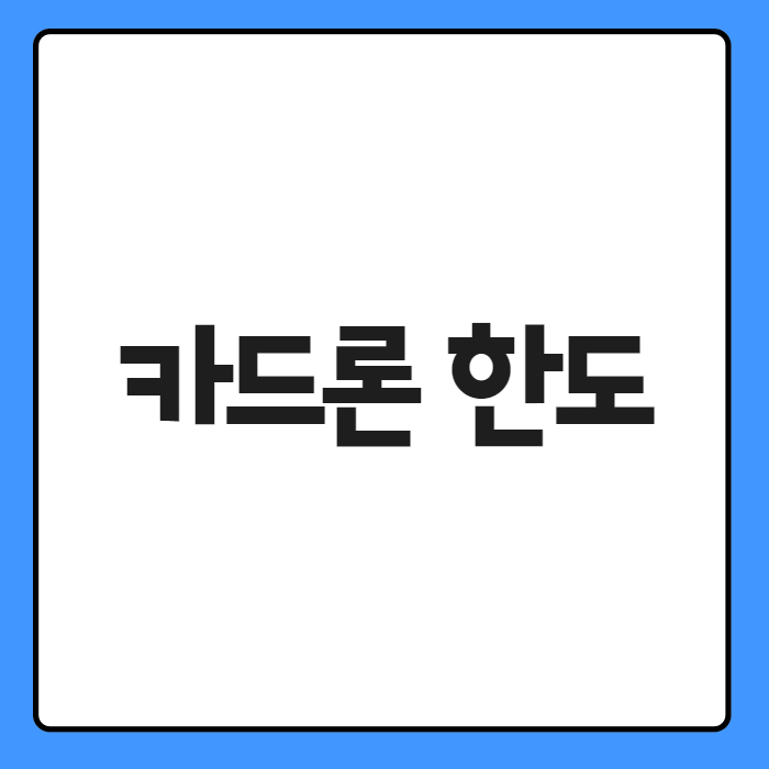 카드론 한도 01