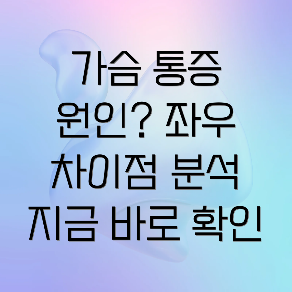 여성 가슴통증