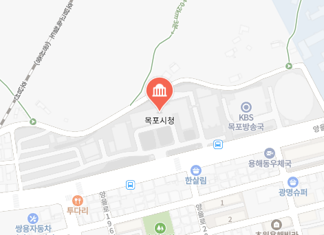 목포시청 위치 이미지