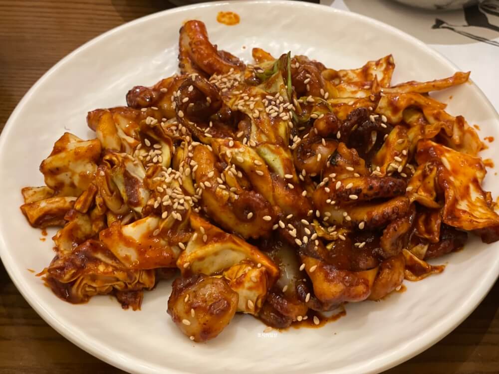 동탄 해산물 한정식 맛집 식당 해올 - 쭈꾸미 볶음