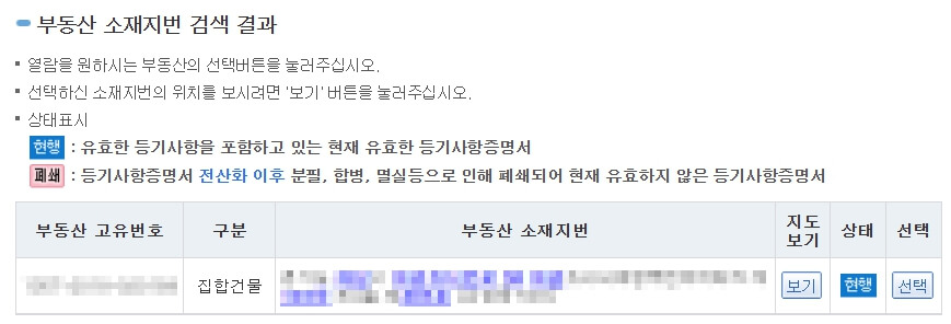 등기사항전부증명서