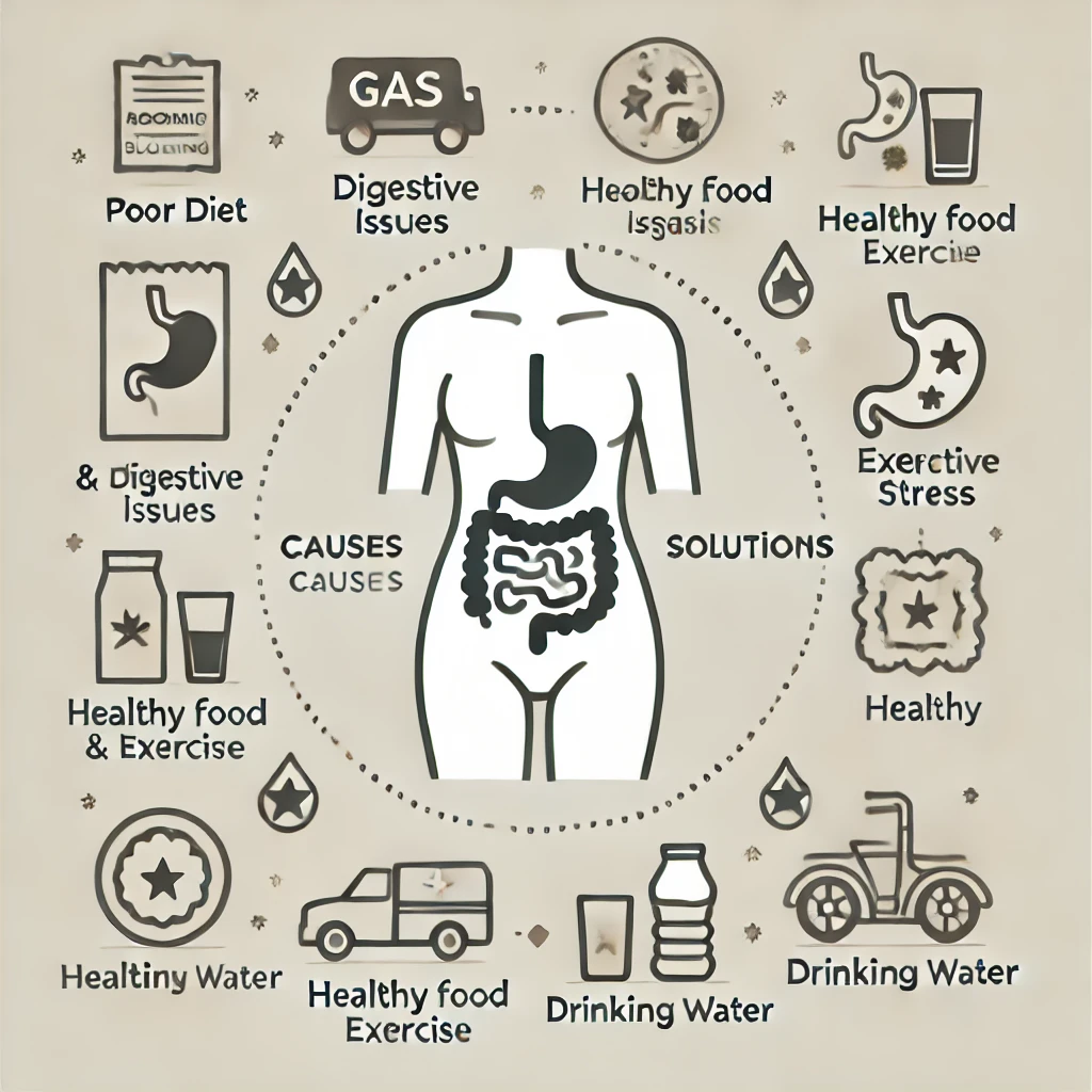 복부 팽창과 가스가 차는 이유와 해결 방법
