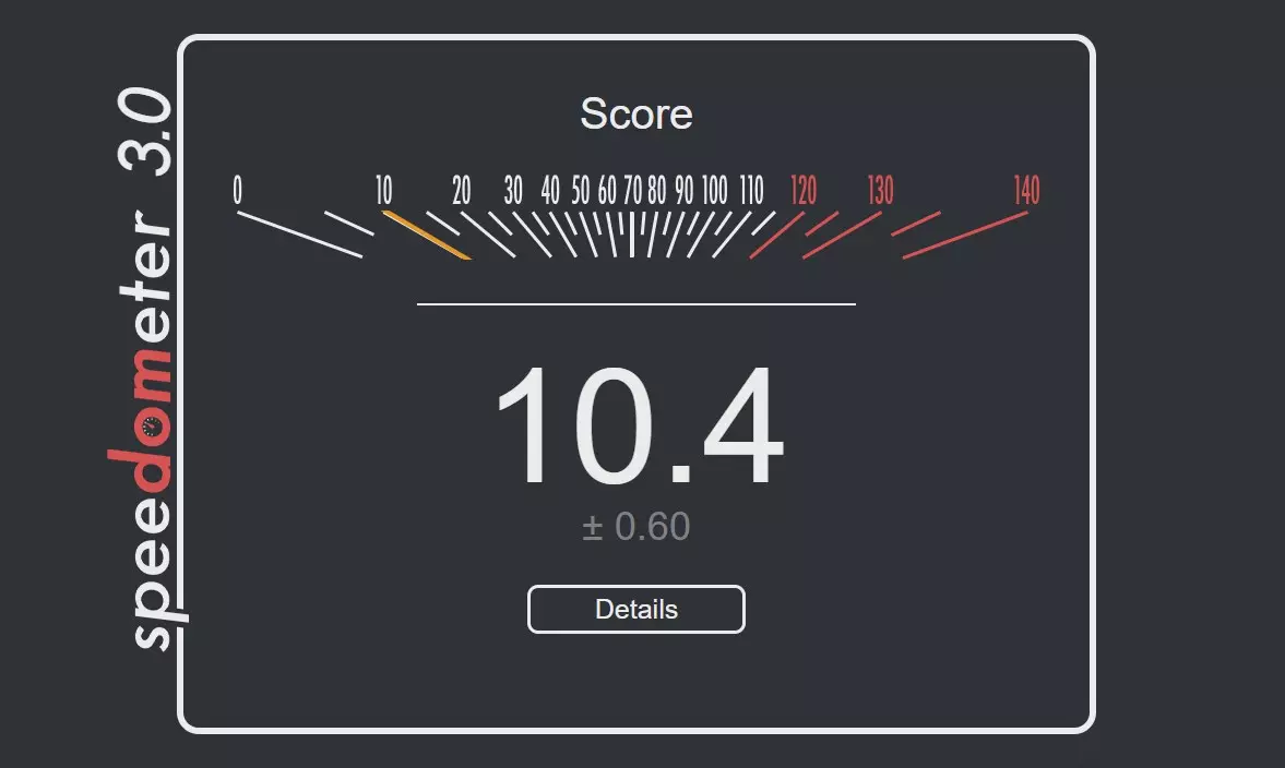 Speedometer 3.0 으로 웹브라우저 실제 성능 테스트 하는 방법 캡쳐 4