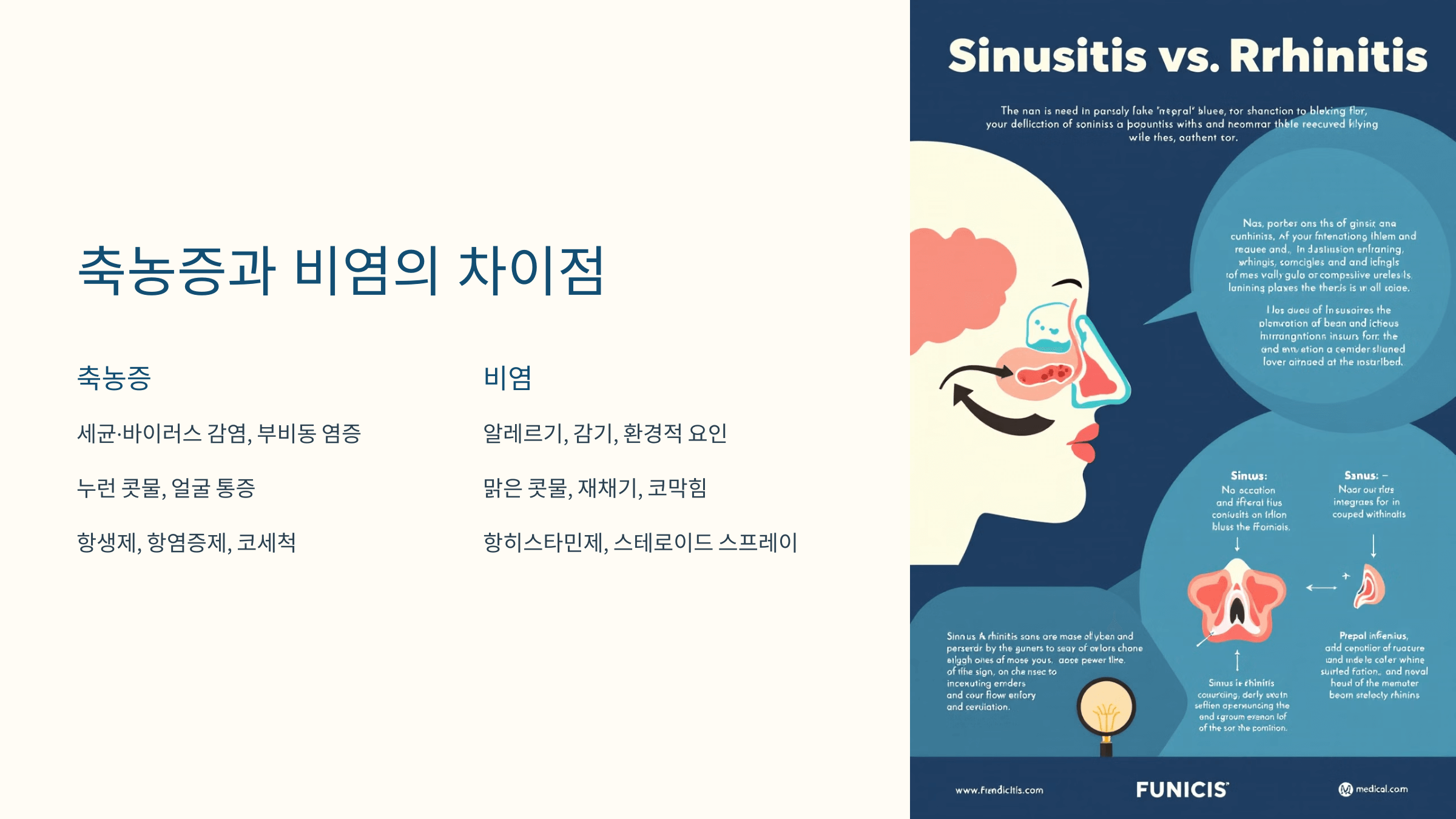 축농증과 관련된 사진입니다.