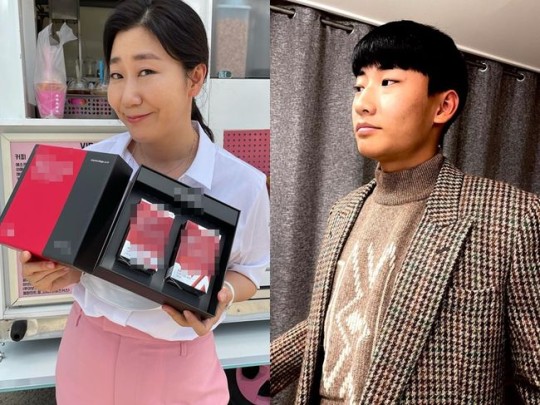  라미란이 라미란을 낳았네...도플갱어급 아들과 주말 데이트 [사진]