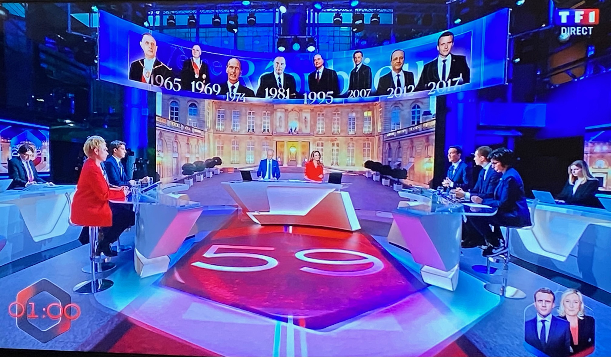 프랑스-선거방송-TF1-사진
