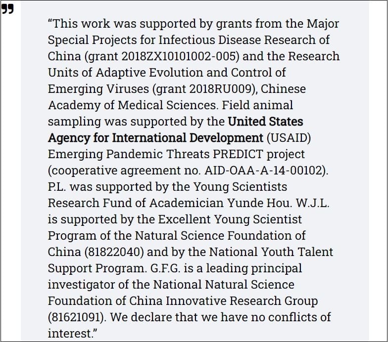 바이든, 여전히 우한 연구소에 '위험한' 코로나바이러스 연구 자금 지원 Stunning Report: Biden is Still Funding ‘Risky’ Coronavirus Research at Wuhan Lab