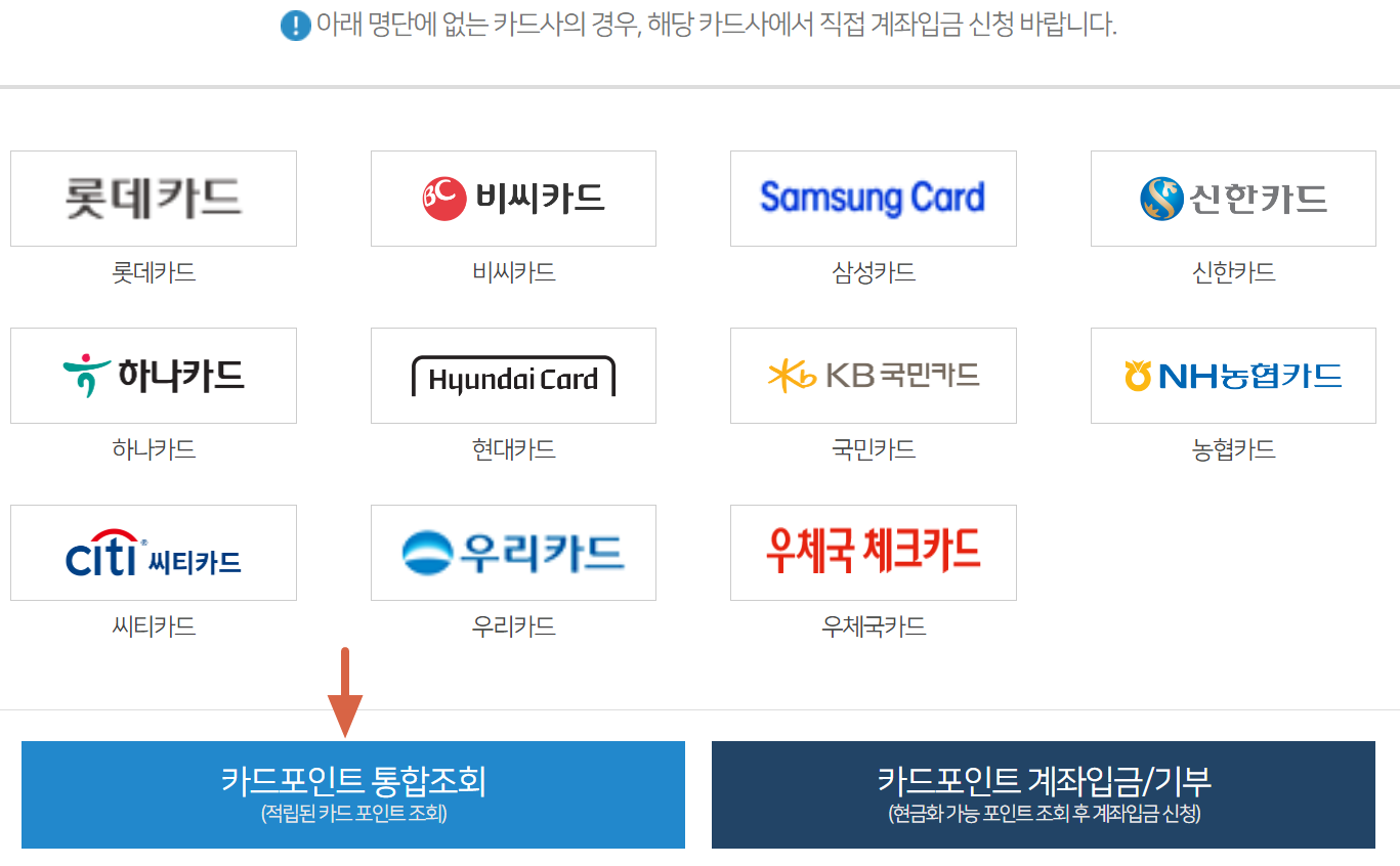카드포인트통합조회이미지
