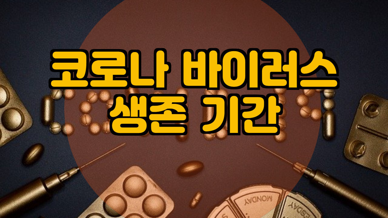  코x나 바이러스의 생존 기간에 대해서 알아보겠습니다.