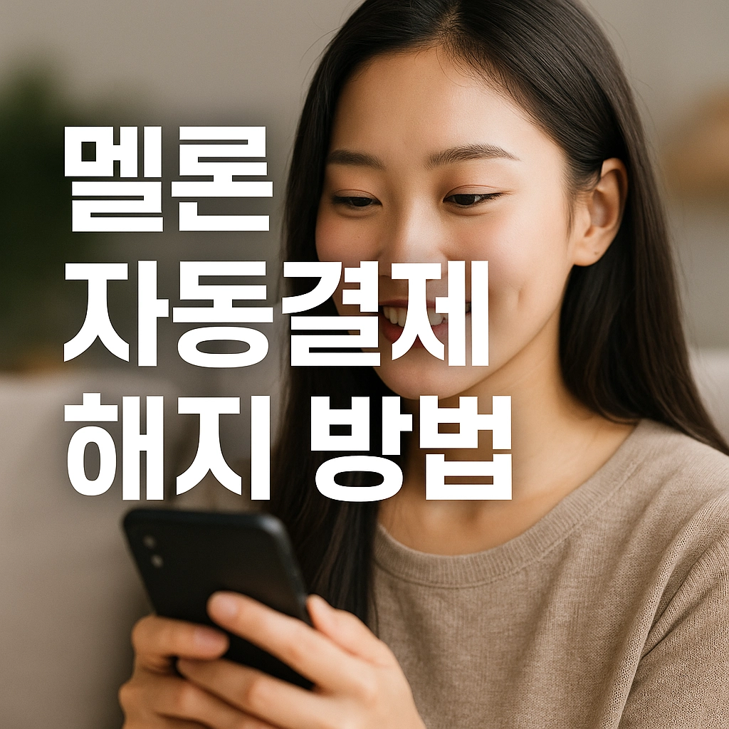 멜론 자동결제 해지 안 하면 생기는 일 카카오페이·앱스토어까지 완전 차단하는 법