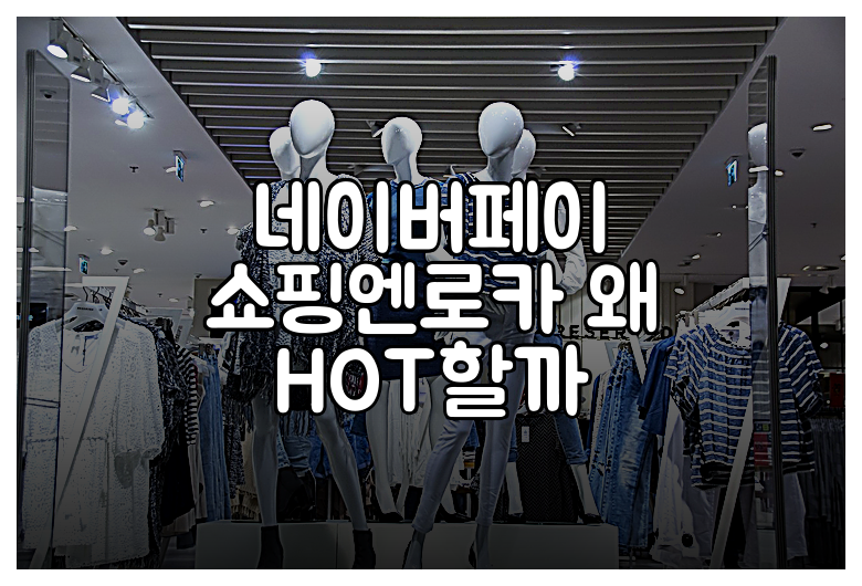 네이버페이 쇼핑엔로카 왜 HOT할까