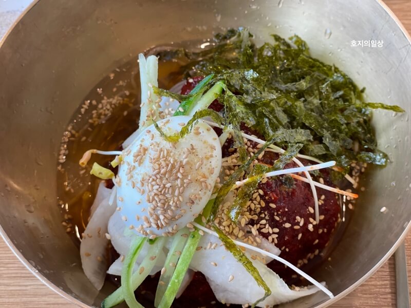 화성 융건릉 맛집 개수리 막국수 - 비빔 막국수