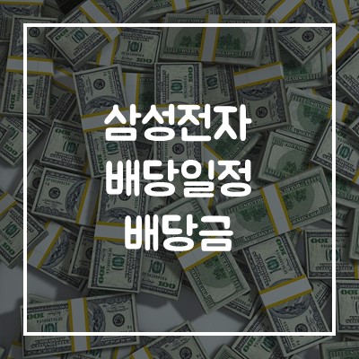  2021년도 삼성전자, 삼성전자우 배당 일정 및 특별배당금 정리