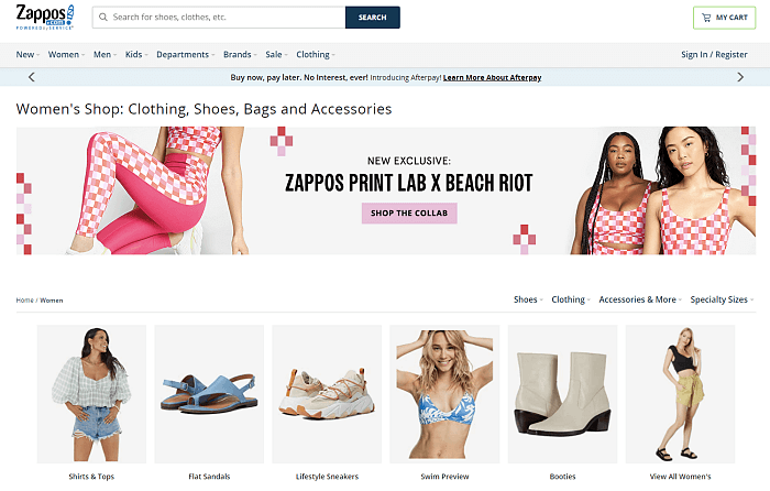 zappos-온라인-쇼핑몰