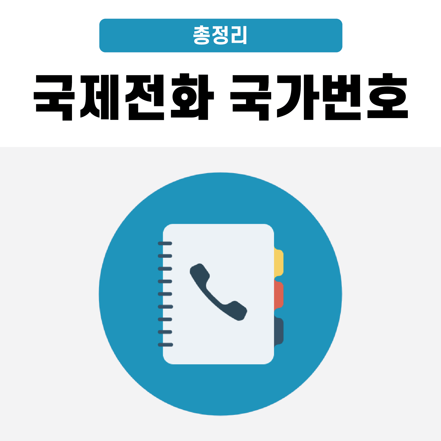 국제전화 국가번호 총정리 국제전화 국가번호 총정리