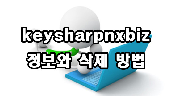  keysharpnxbiz 정보와 삭제방법