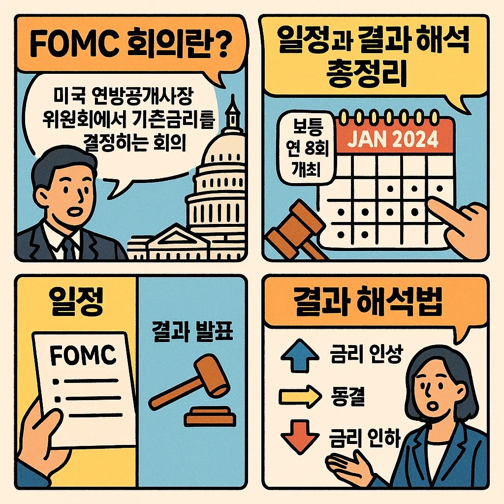 FOMC 회의란? 일정과 결과 해석법 총정리