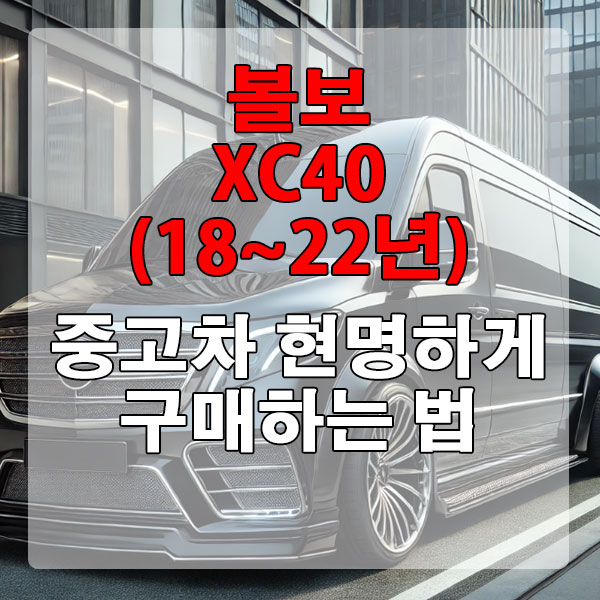 볼보 XC40 (18~22년) 중고차 현명하게 구매하는 법