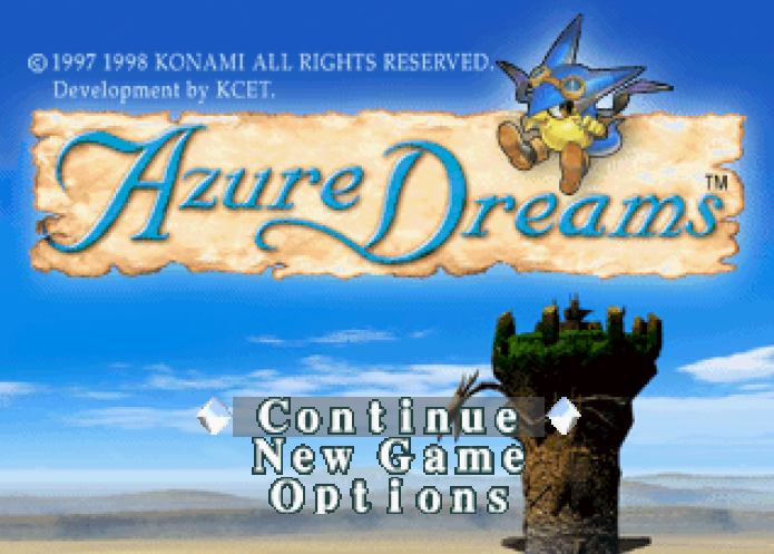  KONAMI - 애저 드림즈 북미판 Azure Dreams USA (플레이 스테이션 - PS - iso 다운로드)