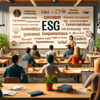 ESG 에 강의하는 수업 모습
