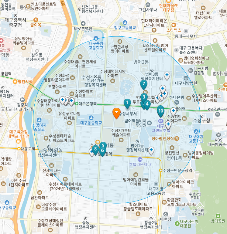 대구 수성구 수성동 3가 일요일 진료 휴일 문 여는 병원