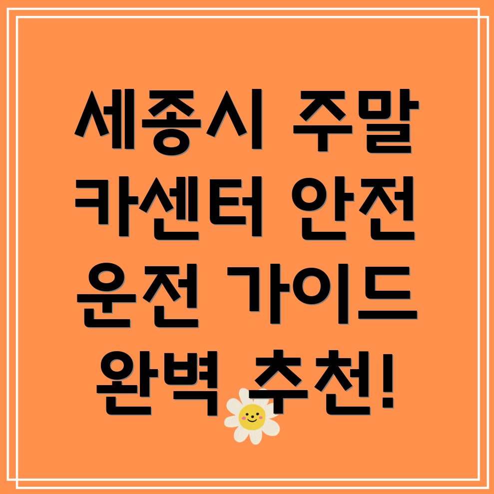 세종시 장군면 주말 카센터