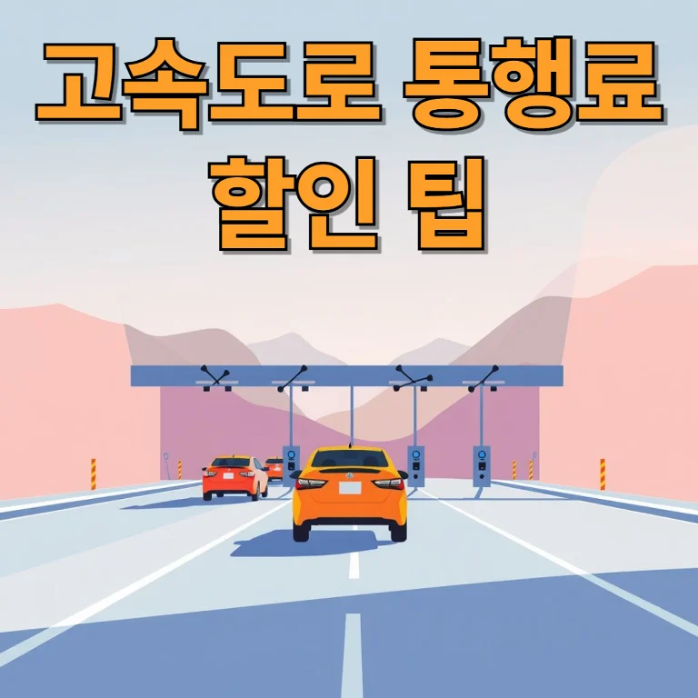 고속도로 통행료 할인 팁